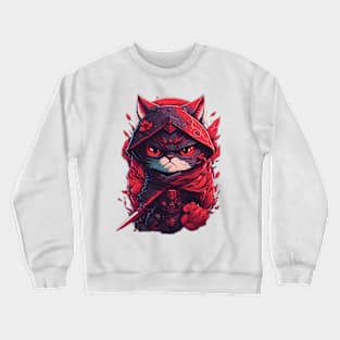 Ninja Cat Crewneck Sweatshirt